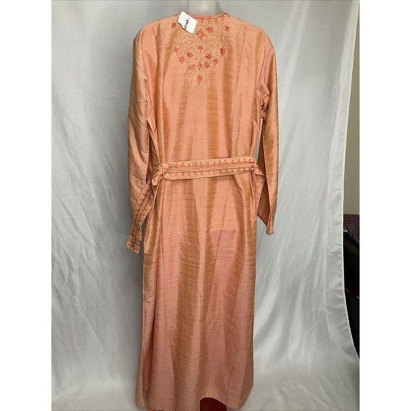 Nwot Kashkha Versatile style two-piece jalabiya Indian wedding outfit orange - Picture 6 of 10